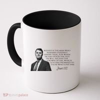 Charlie Kirk James 1 12 Bible Quote Coffee Mug thumb 0