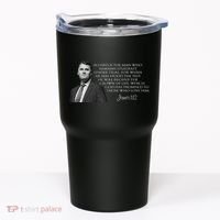 Charlie Kirk James 1 12 Bible Quote Tumbler thumb 0