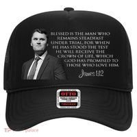 Charlie Kirk James 1 12 Bible Quote Hat thumb 0