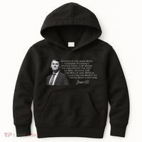 Charlie Kirk James 1 12 Bible Quote Kids Hoodie thumb 0