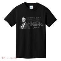 Charlie Kirk James 1 12 Bible Quote Kids T-Shirt thumb 0