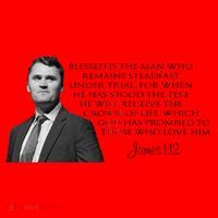 Charlie Kirk James 1 12 Bible Quote Santa Hat thumb 1