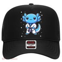 Cute Kawaii Karate Axolotl Martial Arts Hat thumb 0