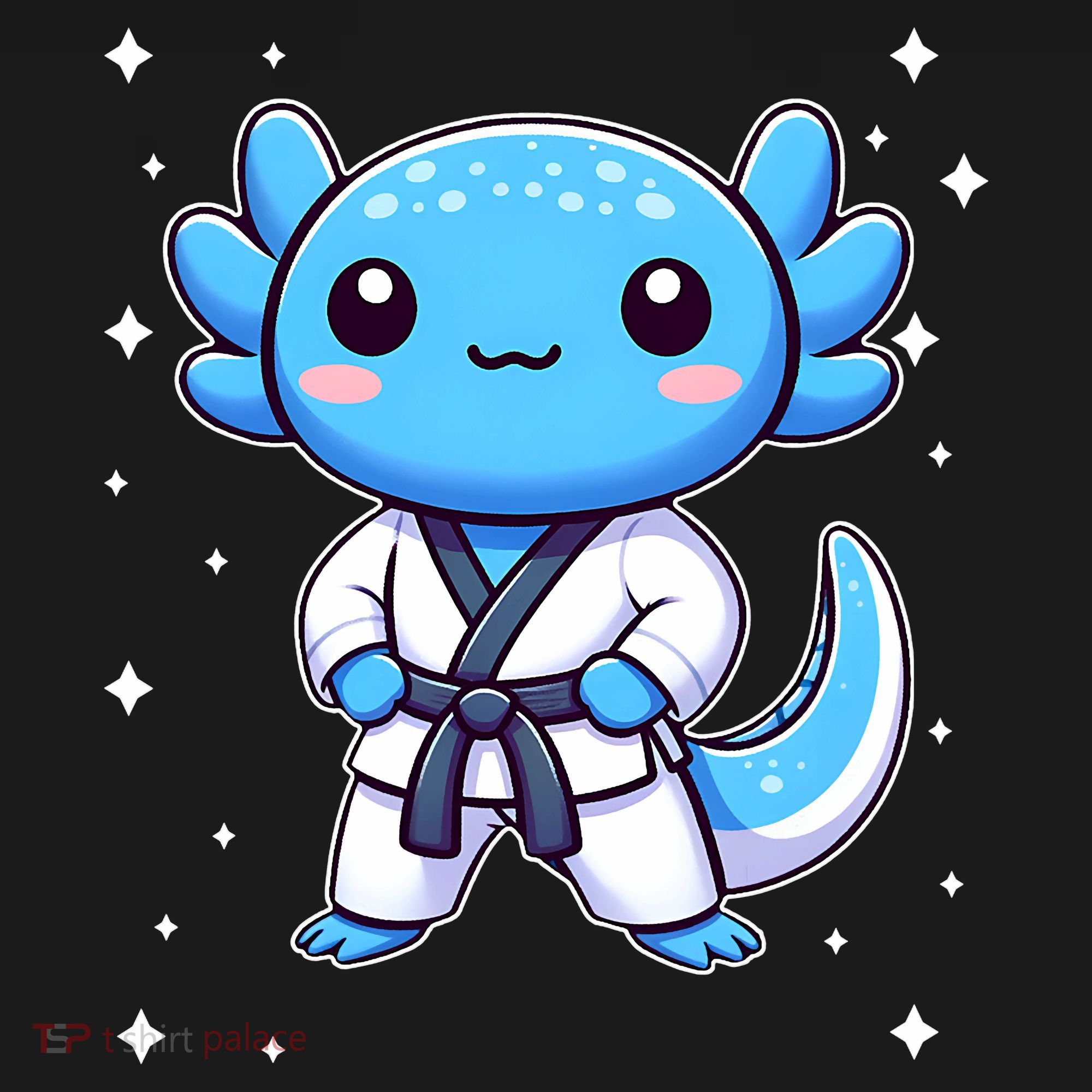 Cute Kawaii Karate Axolotl Martial Arts Visor