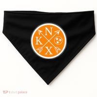 Cute Knox Knoxville Tennessee State Flag Orange USA-Made Doggie Bandana thumb 0