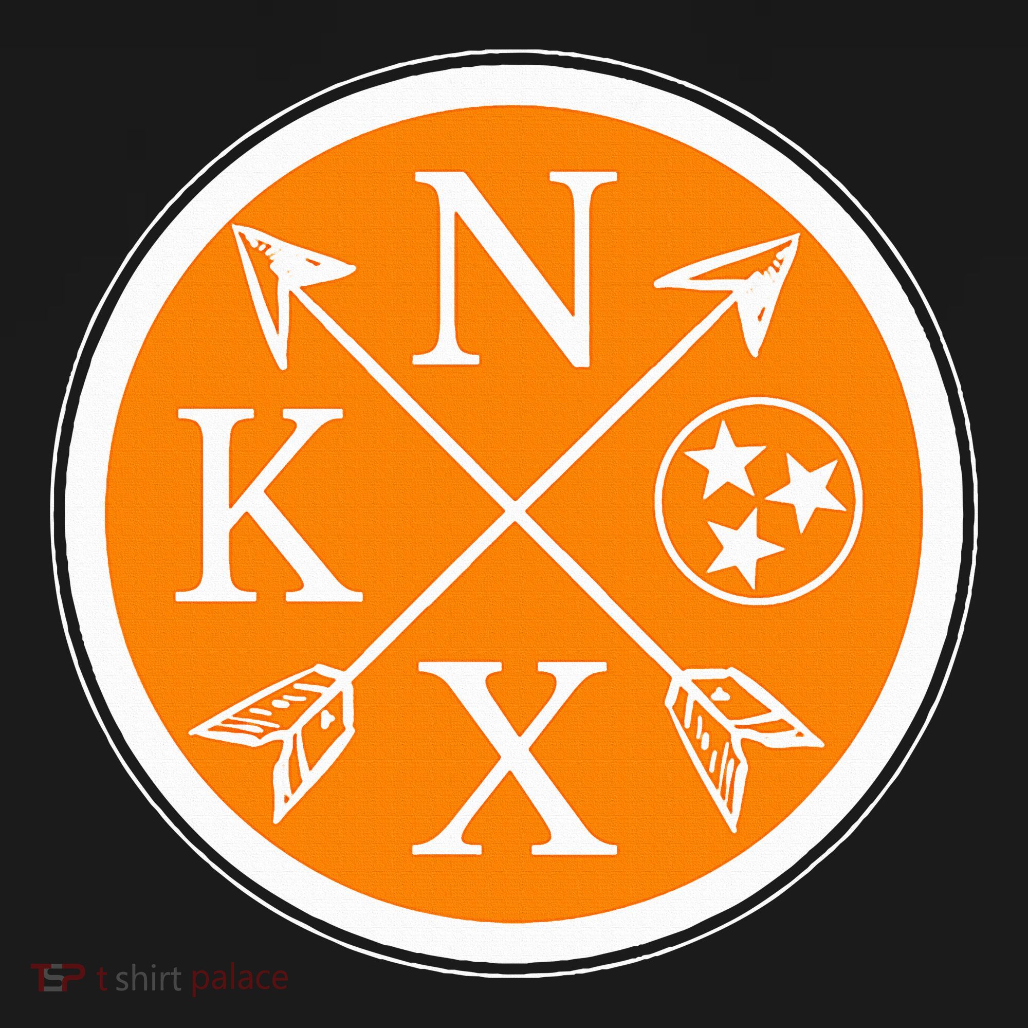 Cute Knox Knoxville Tennessee State Flag Orange Baby Bodysuit