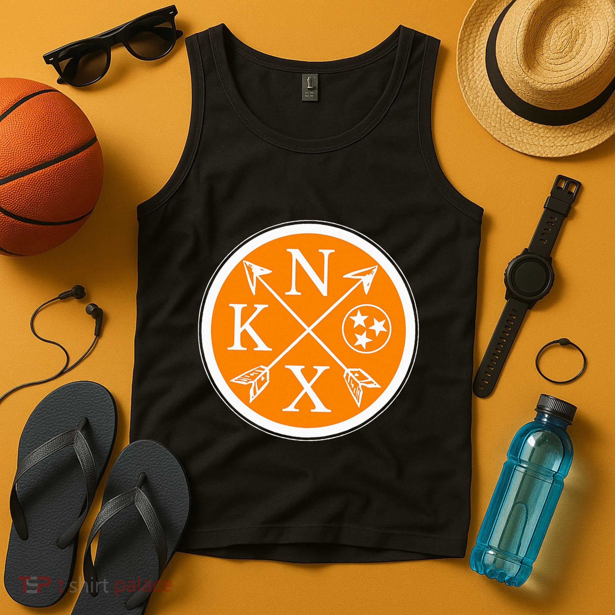 Cute Knox Knoxville Tennessee State Flag Orange Tank Top