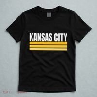 Cool Kc Kansas City Yellowwhite Striped Classic Kansas City T-Shirt thumb 5