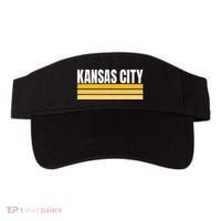 Cool Kc Kansas City Yellowwhite Striped Classic Kansas City Visor thumb 0