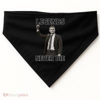 Charlie Kirk Legends Never Die USA-Made Doggie Bandana thumb 0