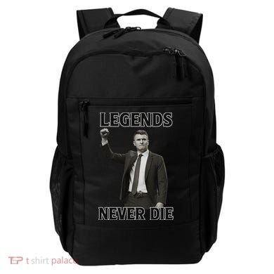 Charlie Kirk Legends Never Die Backpack