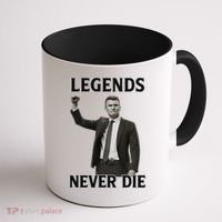 Charlie Kirk Legends Never Die Coffee Mug thumb 1