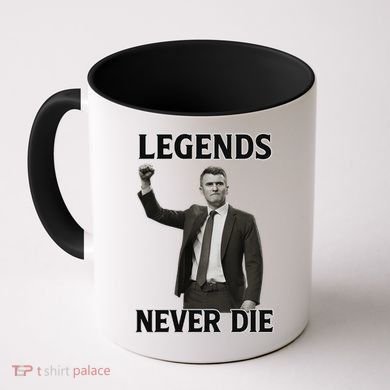 Charlie Kirk Legends Never Die Coffee Mug