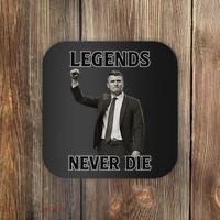 Charlie Kirk Legends Never Die Coaster thumb 0