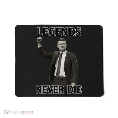 Charlie Kirk Legends Never Die Mousepad