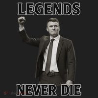 Charlie Kirk Legends Never Die Golf Towel thumb 3