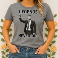 Charlie Kirk Legends Never Die Women's T-Shirt thumb 2