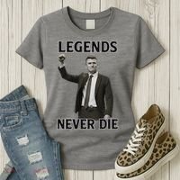 Charlie Kirk Legends Never Die Women's T-Shirt thumb 3