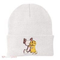 Cute Kawaii Leopard Gecko Hugging Axolotl Funny Beanie thumb 0