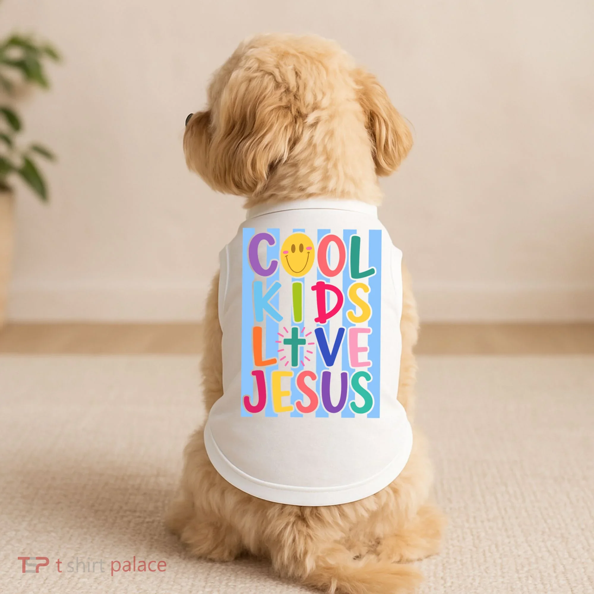 Cool Kids Love Jesus Doggie Tank