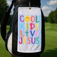 Cool Kids Love Jesus Golf Towel thumb 2