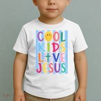 Cool Kids Love Jesus Toddler T-Shirt thumb 2