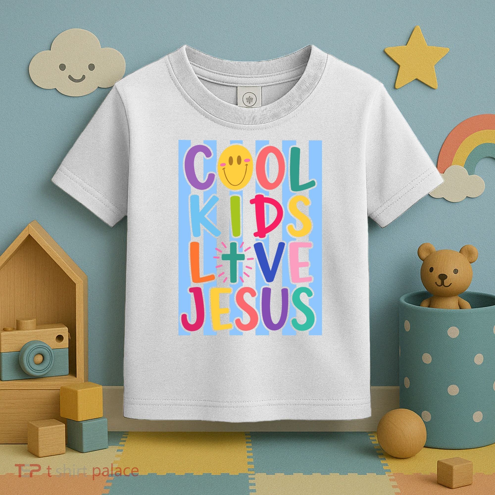 Cool Kids Love Jesus Toddler T-Shirt