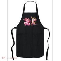 Cute Kawaii Leopard Gecko Dabbing Axolotl Friends Apron thumb 0