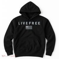 Charlie Kirk Live Free American Values Hoodie thumb 0