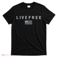 Charlie Kirk Live Free American Values T-Shirt thumb 0