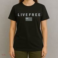 Charlie Kirk Live Free American Values T-Shirt thumb 4