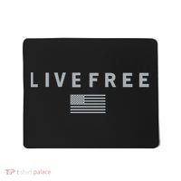 Charlie Kirk Live Free American Values Mousepad thumb 0