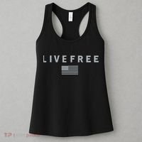 Charlie Kirk Live Free American Values Women's Tank Top thumb 3