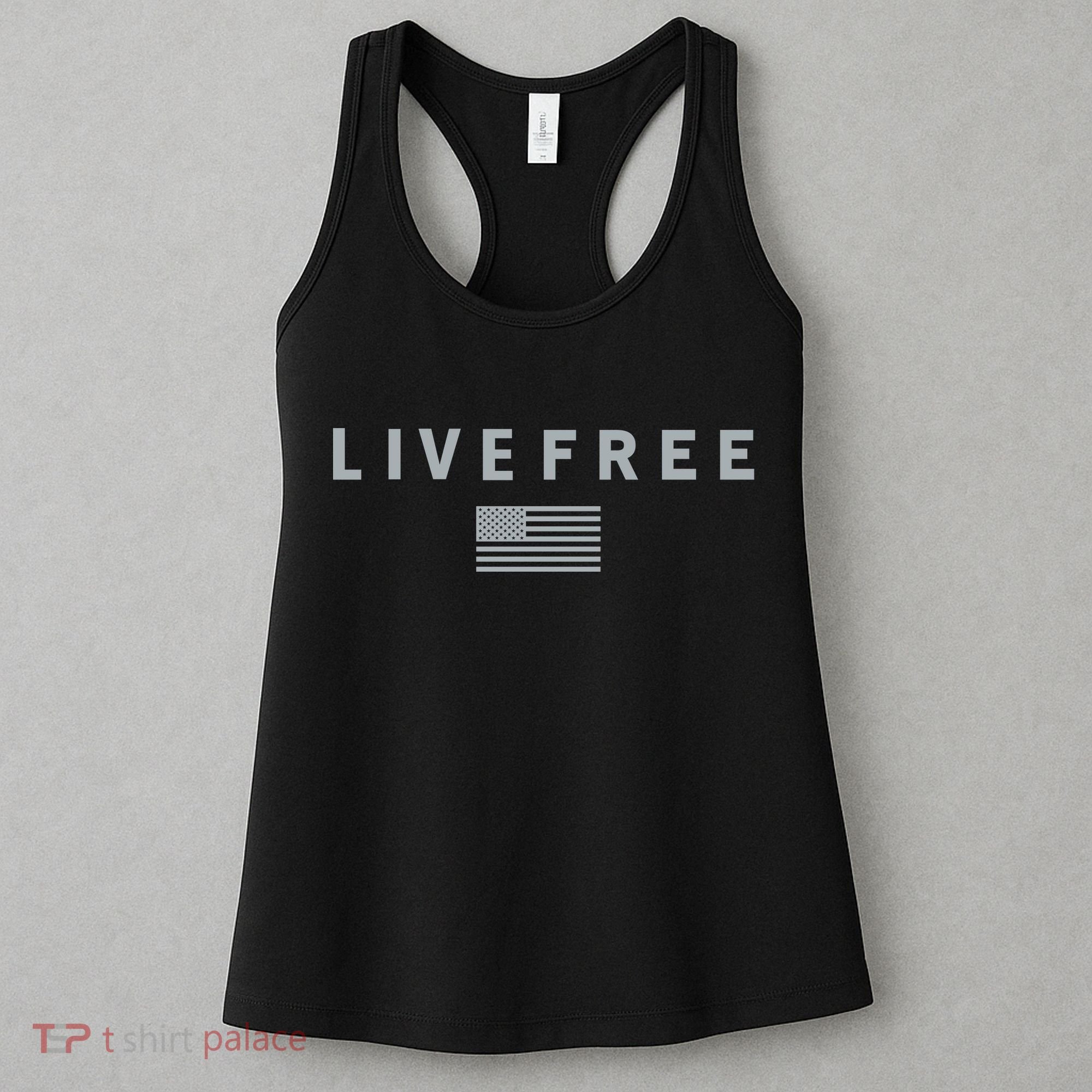 Charlie Kirk Live Free American Values Women's Tank Top