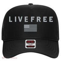 Charlie Kirk Live Free American Values Hat thumb 0