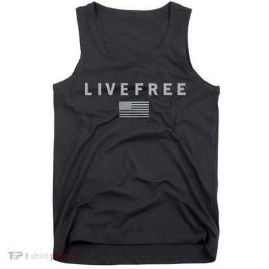 Charlie Kirk Live Free American Values Tank Top