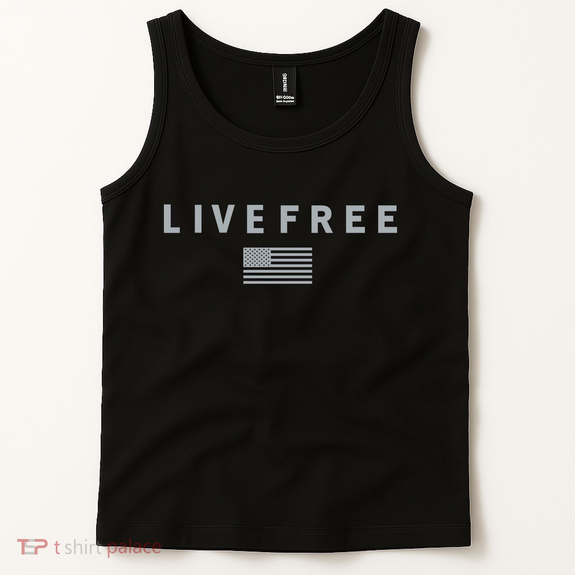Charlie Kirk Live Free American Values Tank Top