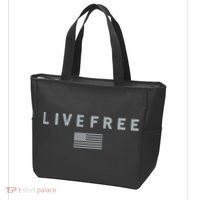 Charlie Kirk Live Free American Values Tote Bag thumb 3