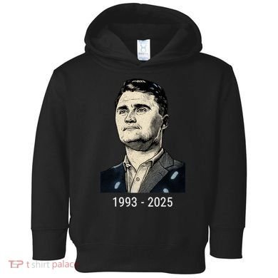 Charlie Kirk Memorial 1993-2025 Rest In Peace RIP Toddler Hoodie