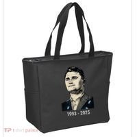 Charlie Kirk Memorial 1993-2025 Rest In Peace RIP Tote Bag thumb 2