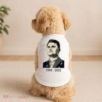 Charlie Kirk Memorial 1993-2025 Rest In Peace RIP Doggie Tank thumb 2