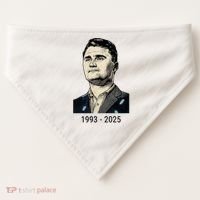 Charlie Kirk Memorial 1993-2025 Rest In Peace RIP USA-Made Doggie Bandana thumb 0