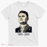 Charlie Kirk Memorial 1993-2025 Rest In Peace RIP T-Shirt thumb 0