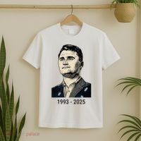 Charlie Kirk Memorial 1993-2025 Rest In Peace RIP T-Shirt thumb 2