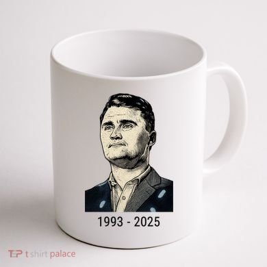 Charlie Kirk Memorial 1993-2025 Rest In Peace RIP Coffee Mug back
