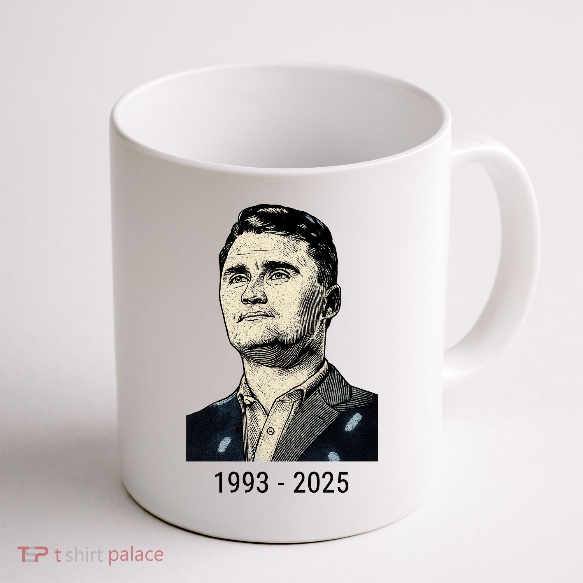 Charlie Kirk Memorial 1993-2025 Rest In Peace RIP Coffee Mug