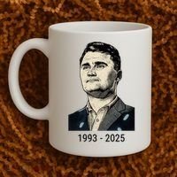 Charlie Kirk Memorial 1993-2025 Rest In Peace RIP Coffee Mug thumb 2