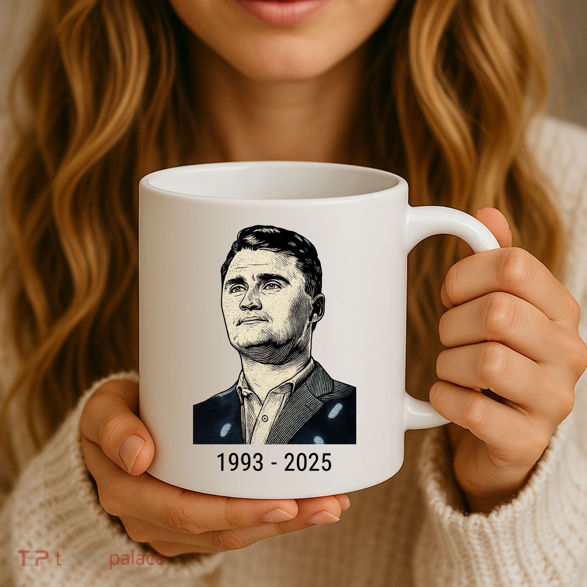 Charlie Kirk Memorial 1993-2025 Rest In Peace RIP Coffee Mug