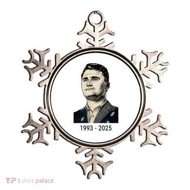 Charlie Kirk Memorial 1993-2025 Rest In Peace RIP Ornament