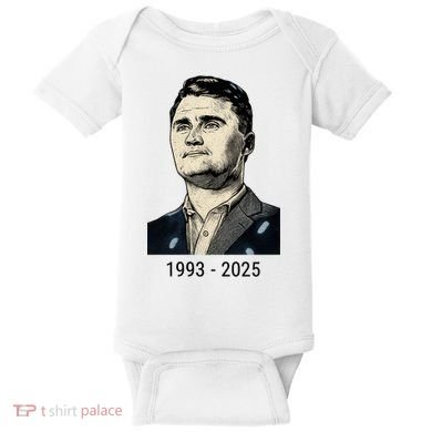 Charlie Kirk Memorial 1993-2025 Rest In Peace RIP Baby Bodysuit
